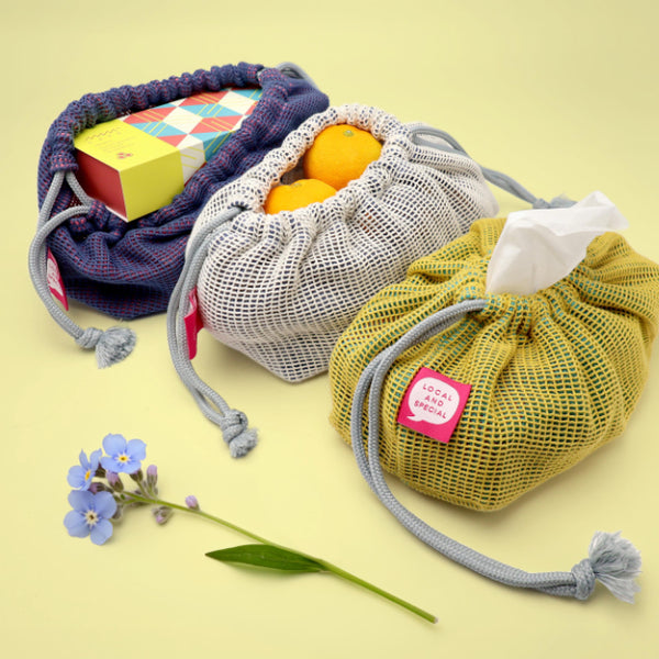 MESH TISSUE POUCH メッシュティッシュポーチ〈和歌山県産〉 – MAM CAFE